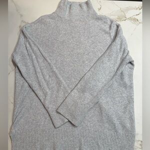 Abercrombie & Fitch Soft Gray Mock Neck Sweater – Size S - EUC
